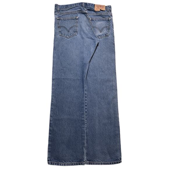 Vintage Y2K Levi's 517 Light Wash Bootcut Denim Jeans 34 X 34 G7 Faded Skater - Picture 1 of 8